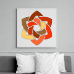 printfashion Mandala4 - Vászonkép - Fehér (6628551)