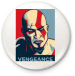 printfashion Kratos bosszúja - Kitűző, hűtőmágnes - Fehér (3087758)