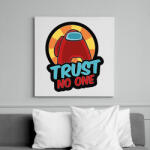 printfashion Among us trust no one - Vászonkép - Fehér (6634575)