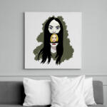 printfashion Two Face - Vászonkép - Fehér (6639917)