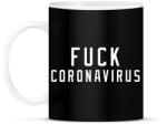 printfashion F*ck corona - Bögre - Fekete (2535929)