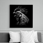 printfashion Kakas - Vászonkép - Fekete (13484234)