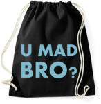 printfashion U mad bro? - Sportzsák, Tornazsák - Fekete (2380610)