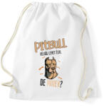 printfashion Lehet élni, de minek? - Pitbull - Sportzsák, Tornazsák - Fehér (5457336)