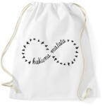 printfashion Hakuna Matata - Sportzsák, Tornazsák - Fehér (498976)