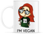 printfashion I m vegan - Bögre - Fehér (1004600)