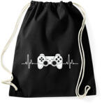 printfashion gamer - Sportzsák, Tornazsák - Fekete (13704187)