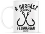 printfashion A horgász legendák - Bögre - Fehér (5001979)