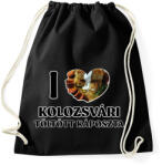printfashion I love Kolozsvári töltött káposzta - Sportzsák, Tornazsák - Fekete (11781284)