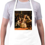 printfashion Macskás festmény - Kötény - Fehér (6105990)