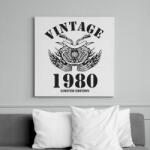 printfashion 1980 - Vászonkép - Fehér (6640433)