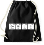 printfashion GeNiUS (Periódusos rendszer) - Sportzsák, Tornazsák - Fekete (11474648)