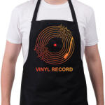 printfashion vinyl record - Kötény - Fekete (14094024)