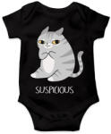 printfashion Ártatlan cica - Baba Body - Fekete (2051392)