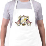 printfashion Született az USA-ban - Kötény - Fehér (4900221)