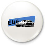 printfashion BMW e46 - Kitűző, hűtőmágnes - Fehér (3078694)