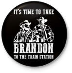 printfashion It's time to take - Kitűző, hűtőmágnes - Fekete (15522520)