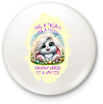 printfashion Locsolkodós póló - Kitűző, hűtőmágnes - Fehér (15787593)