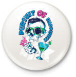 printfashion Boldogság hajszolás - Kitűző, hűtőmágnes - Fehér (4667688)