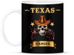 printfashion TEXAS RANGER SKULL - Bögre - Fekete (1559894)