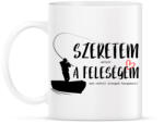 printfashion Szeretem, amikor a feleségem szó nélkül elenged horgászni! - Bögre - Fehér (12060448)