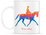 printfashion Horse riding - Színes - Bögre - Fehér (6321668)