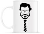 printfashion El Professor / Lacasa de Papel - Bögre - Fehér (6204518)