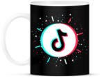 printfashion Tik Tok logo - Bögre - Fekete (2132969)