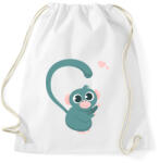 printfashion Majom szív - férfi - Sportzsák, Tornazsák - Fehér (15693963)