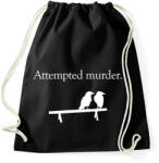 printfashion Attempted murder - Sportzsák, Tornazsák - Fekete (2255733)