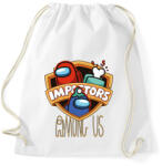 printfashion Among us - impostors among us - Sportzsák, Tornazsák - Fehér (4245433)