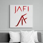 printfashion piros jafi - Vászonkép - Fehér (13383813)