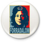 printfashion tamara_gevara01_3 - Kitűző, hűtőmágnes - Fehér (14799098)