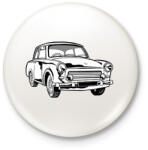 printfashion Trabant - Kitűző, hűtőmágnes - Fehér (13235343)
