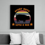 printfashion Every butt - Vászonkép - Fekete (8201742)