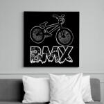 printfashion Bmx - Vászonkép - Fekete (10363052)