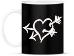 printfashion Cupido eltalált! - Bögre - Fekete (2219881)