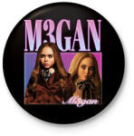 printfashion M3gan - Kitűző, hűtőmágnes - Fekete (15484446)