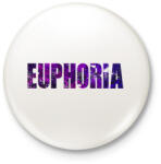 printfashion Euphoria - Kitűző, hűtőmágnes - Fehér (6111276)