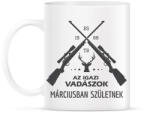 printfashion Az igazi vadászok - Bögre - Fehér (6233703)