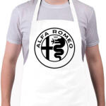 printfashion Alfa Romeo - Kötény - Fehér (4906813)