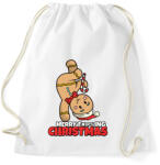 printfashion MERRY FUCKING CHRISTMAS 2 - Sportzsák, Tornazsák - Fehér (10823359)