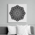 printfashion Mandala - Vászonkép - Fehér (6620578)
