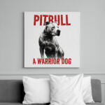 printfashion Pitbull - Vászonkép - Fehér (13679637)
