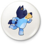 printfashion Ice doggo - Kitűző, hűtőmágnes - Fehér (3082784)