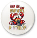 printfashion Nincs időm kienni a belét mindenkinek de igyekszem - Kitűző, hűtőmágnes - Fehér (16670360)