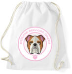 printfashion Büszke gazdi: Bulldog - Sportzsák, Tornazsák - Fehér (1938477)