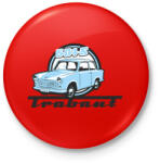 printfashion trabant kék - Kitűző, hűtőmágnes - Piros (4869646)