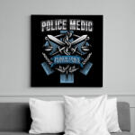 printfashion Police Medic - Vászonkép - Fekete (6645239)