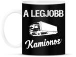 printfashion A legjobb kamionos - Bögre - Fekete (1006845)